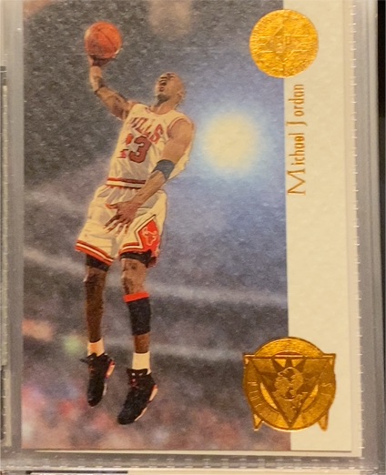1994-95 Upper Deck SP Championship #P2 Michael Jordan Playoff Heroes — front