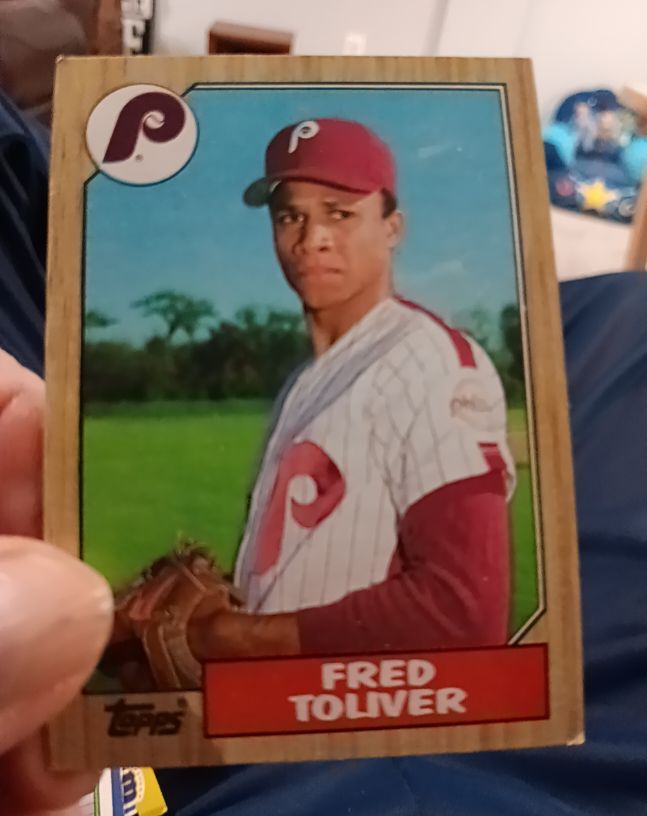 1987 Topps #63 Fred Toliver — front