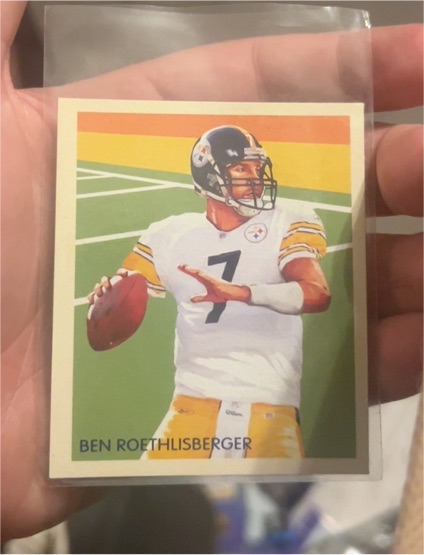 2009 Philadelphia #NC70 Ben Roethlisberger National Chicle — front