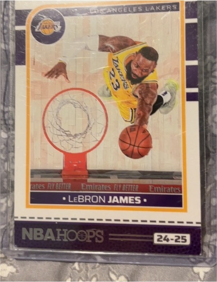 2024-25 Panini NBA Hoops #24-25 LeBron James — front