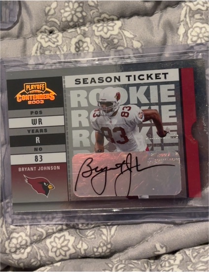 2003 Playoff Contenders #144 Bryant Johnson — front