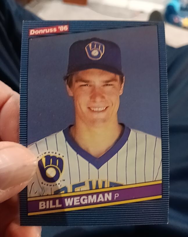 1986 Donruss #490 Bill Wegman — front