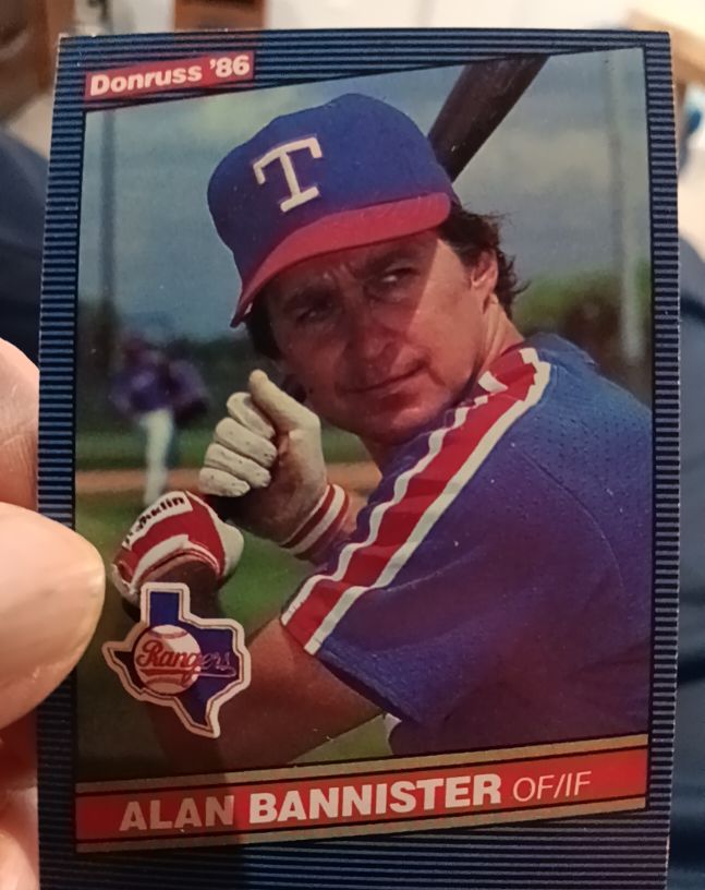 1986 Donruss #525 Alan Bannister — front