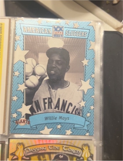 2002 Topps American Pie American Sluggers #AS-WM Willie Mays — front