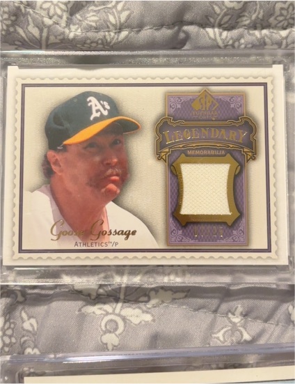 2009 SP Legendary Cuts #LM-GG2 Goose Gossage — front