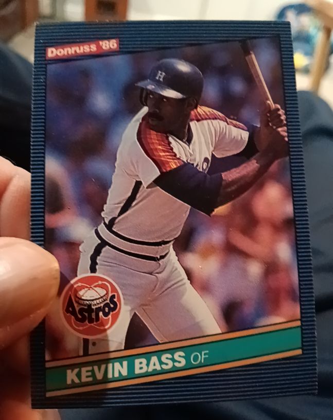 1986 Donruss #548 Kevin Bass — front