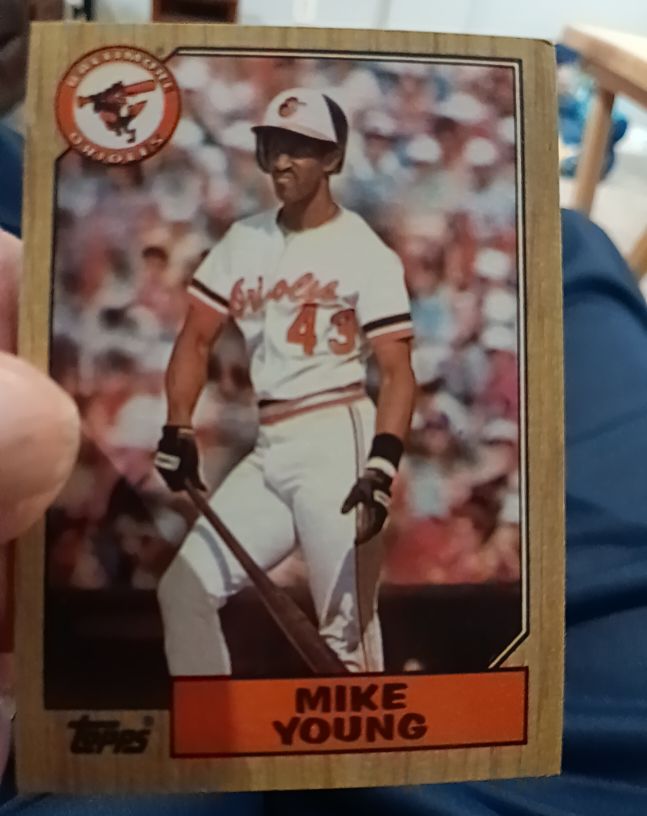 1987 Topps #309 Mike Young — front
