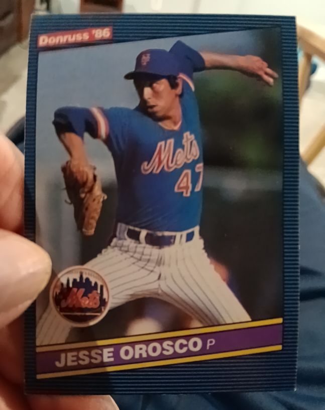 1986 Donruss #646 Jesse Orosco — front