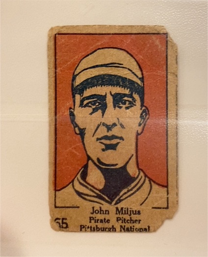 1928 W513 #65 John Miljus — front