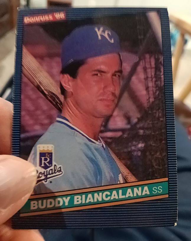 1986 Donruss #605 Buddy Biancalana — front