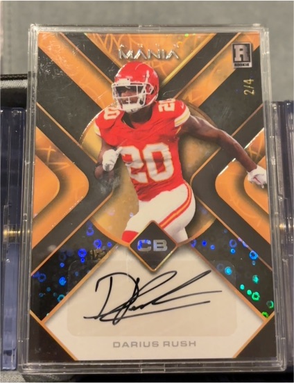 2023 Wild Card Auto Mania #Darius Rush — front