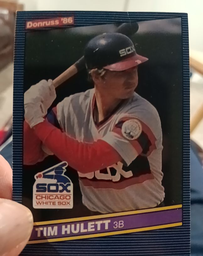 1986 Donruss #404 Tim Hulett — front