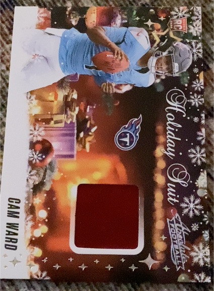 2025 Panini Absolute Holiday Suit #HS-CWD Cam Ward — front