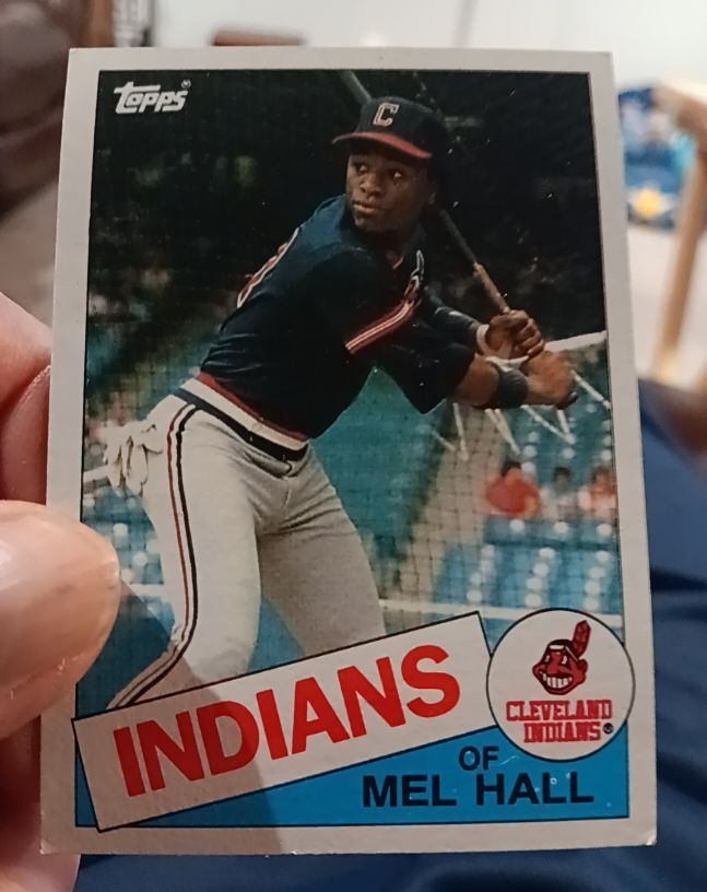 1985 Topps #263 Mel Hall — front