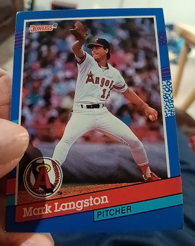1991 Donruss #190 Mark Langston — front