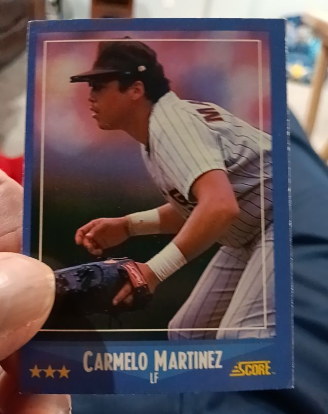 1988 Score #181 Carmelo Martinez — front