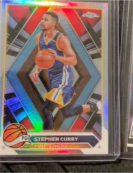 2023-24 Topps Chrome #30 Stephen Curry — front