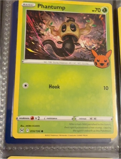 2023 Pokémon Trick or Trade #016 Phantump — front