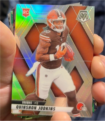 2025 Panini Mosaic #365 Quinshon Judkins — front