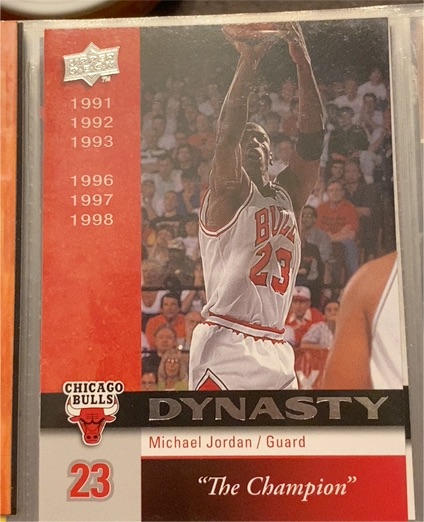 2008-09 Upper Deck Dynasty #CHI-10 Michael Jordan — front