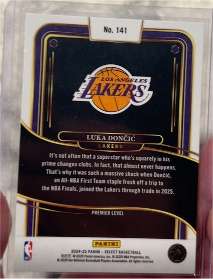 2024-25 Panini Select #141 Luka Dončić — front