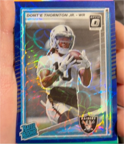 2025 Donruss Optic #349 Dont'e Thornton Jr. — front