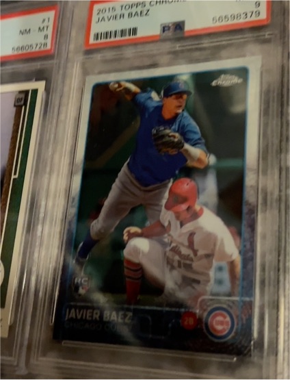 2015 Topps Chrome #89 Javier Baez Rookie — front