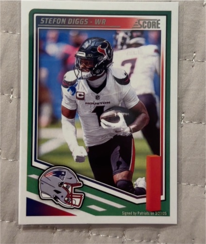2025 Panini Score #71 Stefon Diggs — front