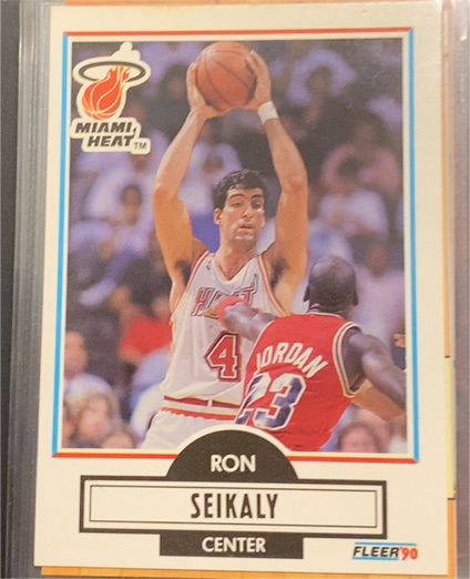 1990-91 Fleer #102 Rony Seikaly — front
