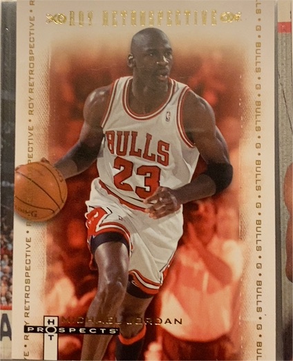 2007 Fleer Hot Prospects #68 Michael Jordan ROY Retrospective — front