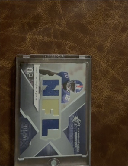 2008 Upper Deck SPx Winning Materials #WM-PB Plaxico Burress — front