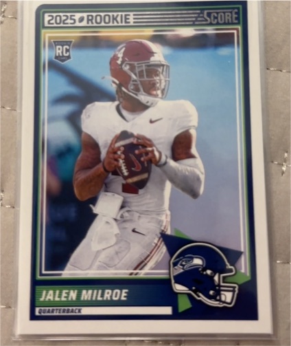 2025 Score #29 Jalen Milroe — front