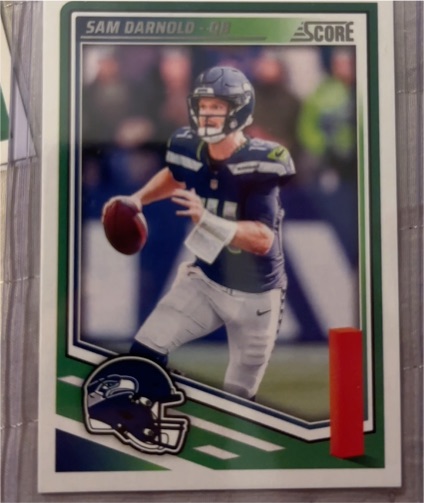 2025 Score #40 Sam Darnold — front