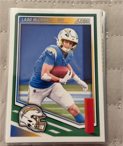 2025 Panini Score #65 Ladd McConkey — front