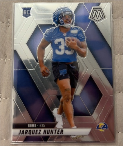 2025 Panini Mosaic #380 Jarquez Hunter — front