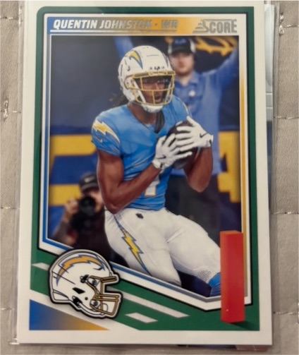 2025 Panini Score #130 Quentin Johnston — front