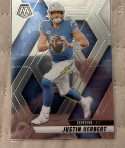 2025 Panini Mosaic #80 Justin Herbert — front