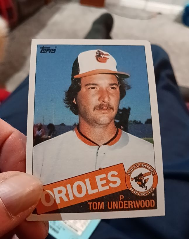 1985 Topps #289 Tom Underwood — front
