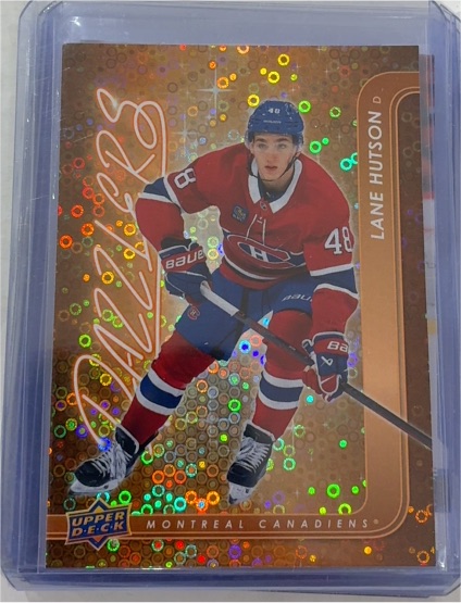 2024-25 Upper Deck Series 2 Dazzlers #DZ-76 Lane Hutson — front