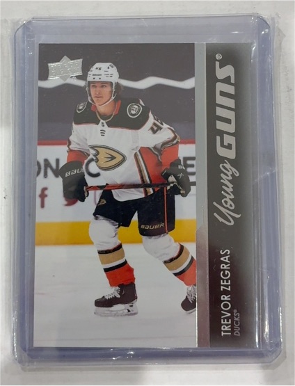 2021-22 Upper Deck Series 1 #232 Trevor Zegras Young Guns — front