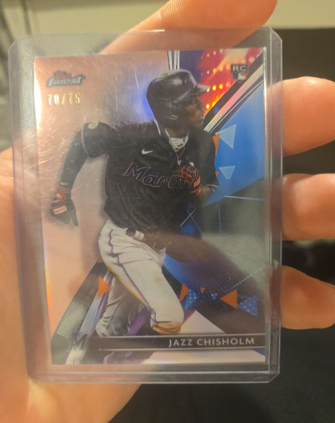 2021 Topps Finest #40 Jazz Chisholm — front