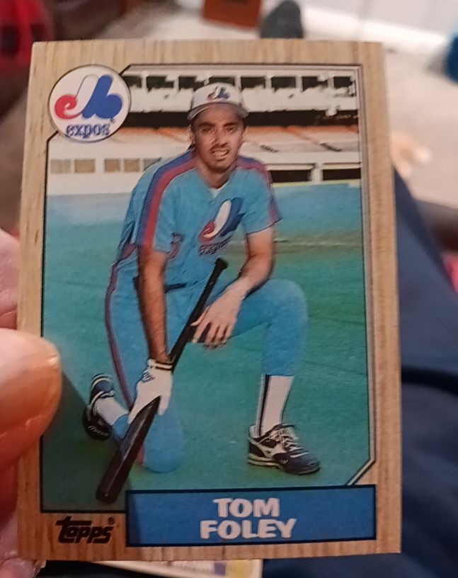 1987 Topps #78 Tom Foley — front