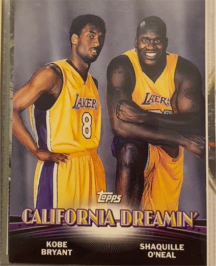 2000 Topps California Dreamin' #JC1 Kobe Bryant, Shaquille O'Neal — front