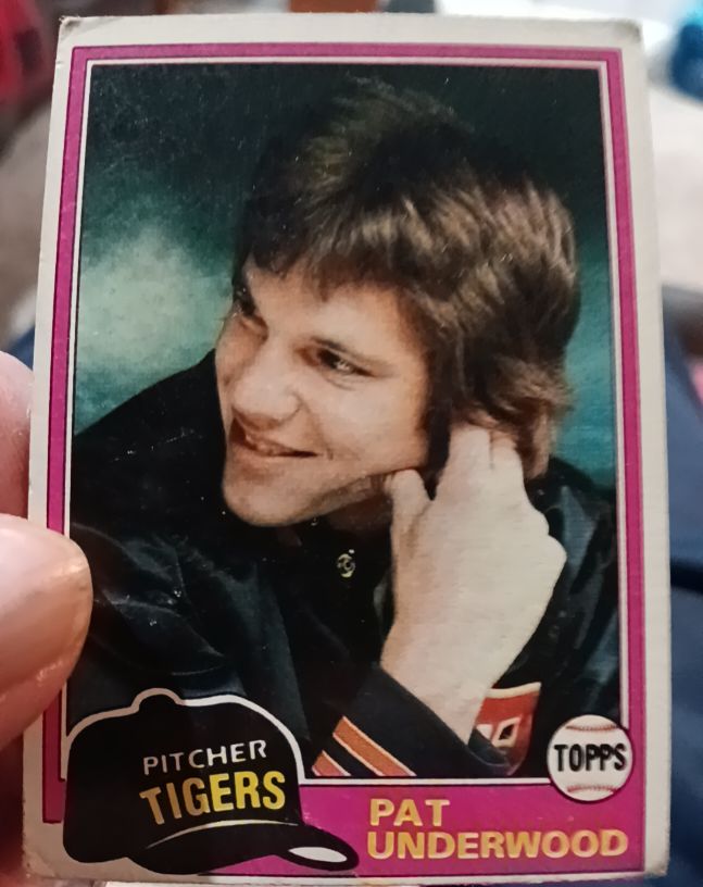 1981 Topps #373 Pat Underwood — front