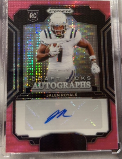 2025 Panini Prizm Draft Picks #DPA-JRS Jalen Royals — front