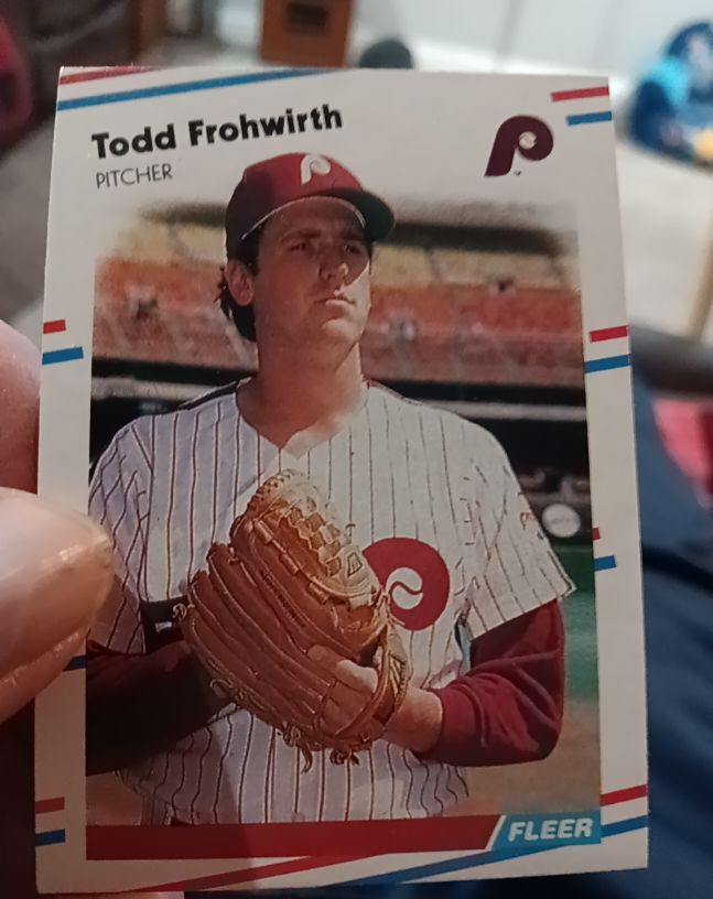 1988 Fleer #301 Todd Frohwirth — front