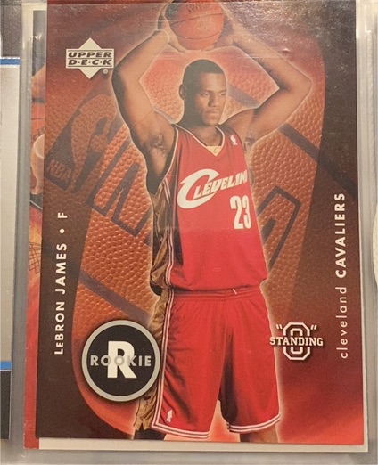 2003-04 Upper Deck Standing O #85 LeBron James — front