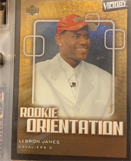 2003-04 Upper Deck Victory #101 LeBron James Rookie Orientation — front