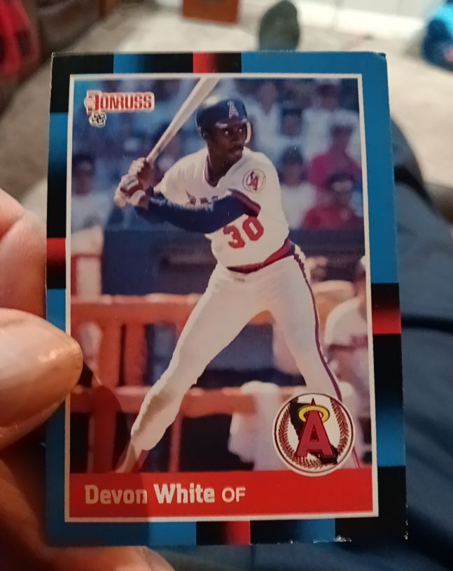 1988 Donruss #283 Devon White — front