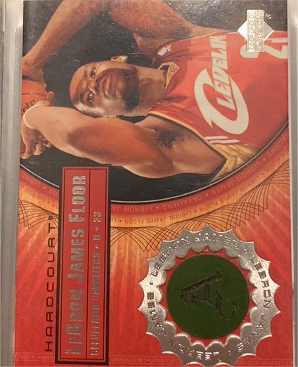 2003 Upper Deck Hardcourt #LB8 LeBron James — front